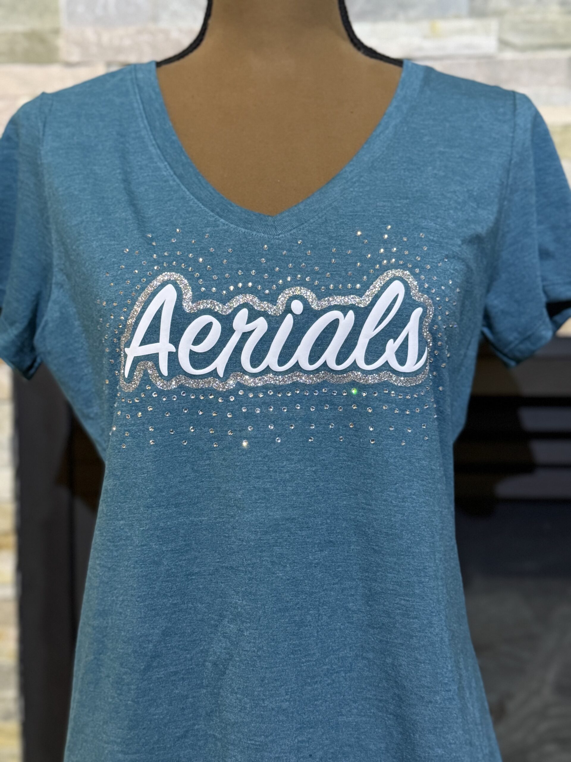 Puff and Sparkle T-shirt (teal)