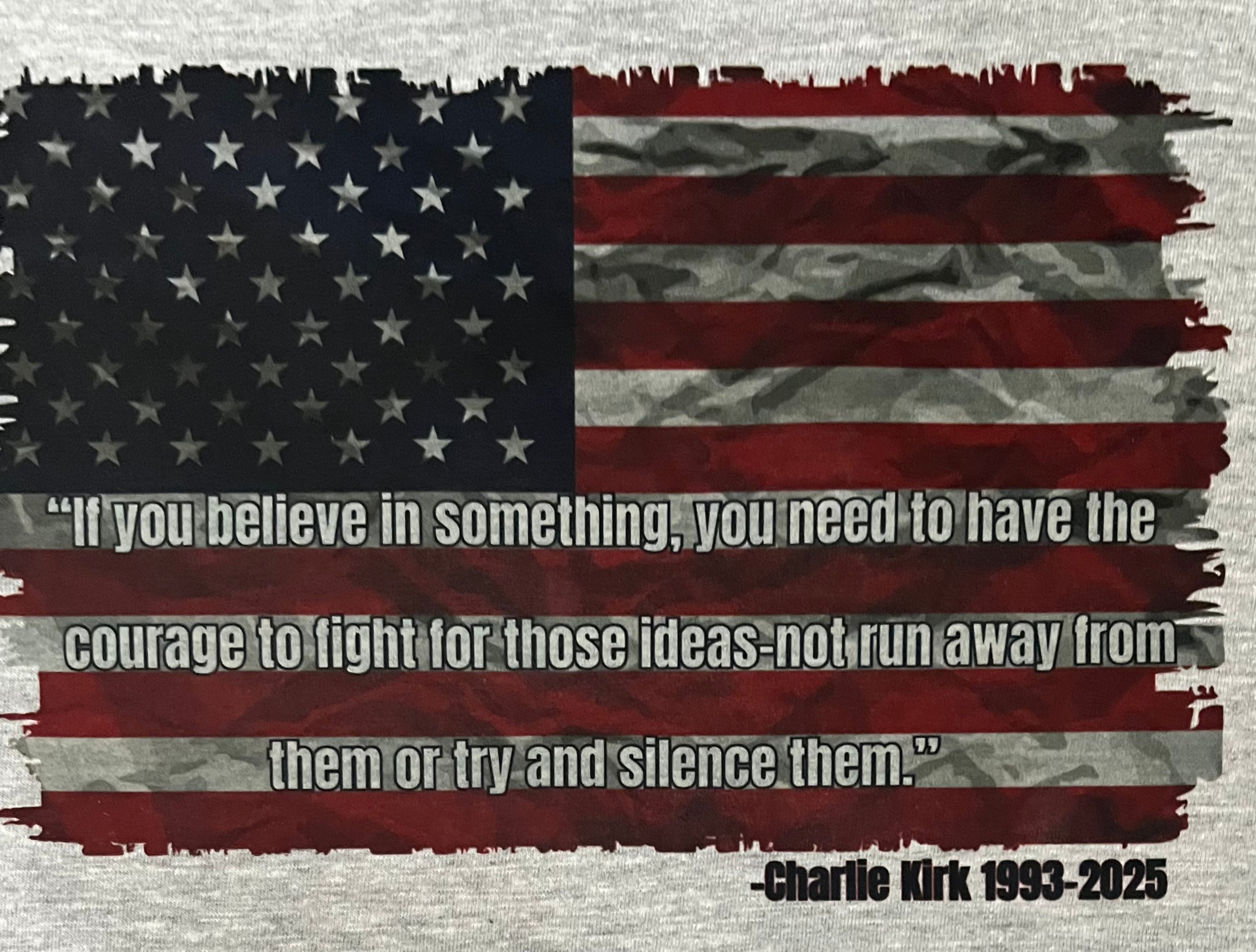 2025 William Designed American Flag with Charlie Kirk Quote